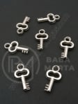 Cheie pandantiv SSV 20x11mm culoare argintie 1 pachet 100 buc 318500