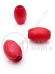 Cilindru din lemn roșu 24x16mm hole 7mm 1 pachet 15 buc 321280
