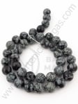 Bilă de obsidian fulg de nea 10mm ~38 buc 1 buc 351065