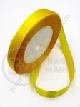 Panglică de satin 10mm galbană 1 rollă ~22 metri 451645