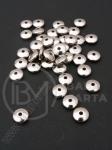 Mărgele SSV 8x3mm culoare argintie 1 pachet 200 buc 318503