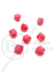 Figurină roșie 12x12mm pictată 1 pachet 40g ~37buc 312174