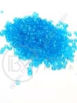 Sticla margele transparente albastre 2mm 50g 332125