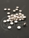 Margele plastic SSV 6x3mm culoare argintie 1 pachet 250 buc 318532