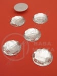 Pietricele acrilice 18x5.5mm transparente pentru lipit 1 pachet 10 buc 151612