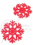 Snow pâslă 70mm roșu 1 pachet 10 bucăți 181616