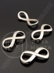 Element de conectare SSB 29x14x3mm argintiu 40 buc 318018