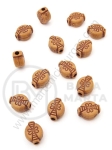 Mărgele 10x8x5mm imitație lemn 1 pachet 40g ~110 buc 312554
