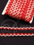 Zig-zag lat 6mm alb-rozu 1 pachet ~27 metri 411250