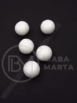 Bilă din polystyrene expandat 25 mm pentru decorare, albă, 1 paquet, 20 pieces, 181724