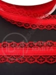 Panglică de satin rouma dantelă 28mm 1 pachet 5 metri 451368