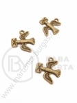 Pandantiv porumbel 18x20mm bronz antic 1 pachet 10 buc 308995