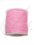 Sfoară de poliester ~0,8 mm color roz ~125 meters 1 rollă 441394
