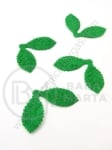 Frunze din pâslă 33x20x1mm verde 1 pack 50 pieces 181882