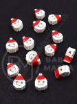 Mărgele FIMO Moș Crăciun 11~12x8.5~10x5mm mix 1 pachet 10 buc 312826