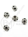 Mărgele metalice 11x9mm, pachet 1, 2 buc. 309587