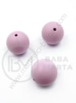 Bilă de mărgele din silicon cu gaură de 20 mm, 2 mm, 1 paquet, 2 pc. 317096