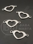 Element de conectare inimă OȚEL 12x23x1mm 1 pachet 2 buc 305652
