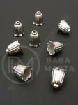 Margele SSV pălărie 11x12mm argintiu gaură 1.5mm 1 pachet 50 buc 318656