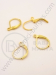 Cercei aurii 10x15mm cu încuietoare 10 buc 301317