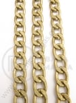 Lanț aluminiu 8x12x1x2mm bronz antic 100cm 301627