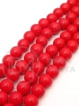 Pahar margele 10mm roșii 80cm ~80 bucăți 1 bucată 343766