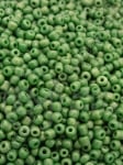 Mărgele de sticlă verde solidă 3mm 50g 333004
