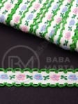Panglică cu flori 13mm 1 pachet ~20 metri 411202