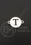 Element de conectare litera T steel 13x18x1mm hole 1.5mm 1 buc 305610