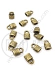 Varf metalic 10x6.5x4mm culoare bronz antic gaură 3x2mm 1 pachet 10 buc 308085