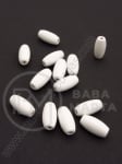 Cilindru din lemn 15x7.5mm, gaură albă 2mm, 1 pack 40g ~140 pcs 321087