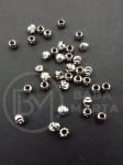 Margele 3x2mm alamă placată cu gaură 1.2mm 1 pachet 20 buc 305825