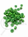 Șaibă de lemn 6x3mm verde gaură 2mm 1 pack 40g ~660buc 321140