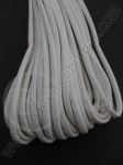 Panglică albă din piele artificială 5x1.5mm 5 metri 3482