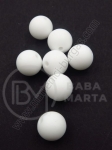 Bilă de mărgele din silicon 12mm gaură 1.5mm 1 paquet 5 buc 317035