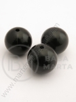 Bilă neagră 18mm gaură 2mm 41g ~12 buc 311464