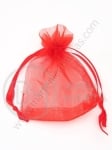 Saculet pentru bijuterii 9x12cm organza roșu 1 pachet 10 bucăți 461250