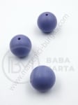 Bilă de mărgele din silicon cu gaură de 20 mm, 2 mm, 1 paquet, 2 pc. 317125