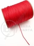 Sfoară coreeană red aprins (imitație piele) 1mm 1 rolă ~160 metri 441321