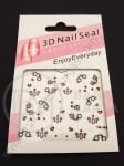 Autocolant 3D pentru decorarea manichiurii 1 bucată 181395
