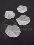 Foaie 32x26mm alb mat gaură 2mm 1 pachet 40g ~142 buc 312688