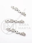 Element de conectare 26x5.5x2mm alamă cu zirconii forged 1 piece 305322
