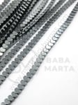 Hematit 3x2mm nemagnetic gaură de inimă 0.8mm ~168 buc ~41cm 1 buc 352972