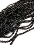 Șir de perle din vitola 3mm gaură neagră 1mm ~225 pieces 341062