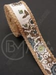 Bandă de pânză de sac cu bandă textilă width 25mm - length ~2 meters 1 rollă 462032