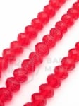 Șir de cristale 8x6mm red ~72 buc 44cm 1 buc 342343
