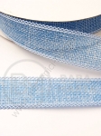 Panglică de pânză de sac 25mm albastră 1 pachet 5 metri 461346