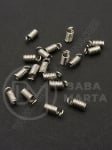 Vârf arc 7x3mm color argintie 1 pachet 50 buc 302128