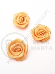Roz satinat piersică ~25mm 1 pachet 10 bucăți 461403