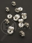 Șaibă 8x3.5mm cu cristale zig zag albe 10 buc 301286